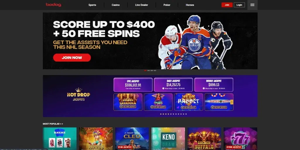 Bodog Casino No Deposit Bonus