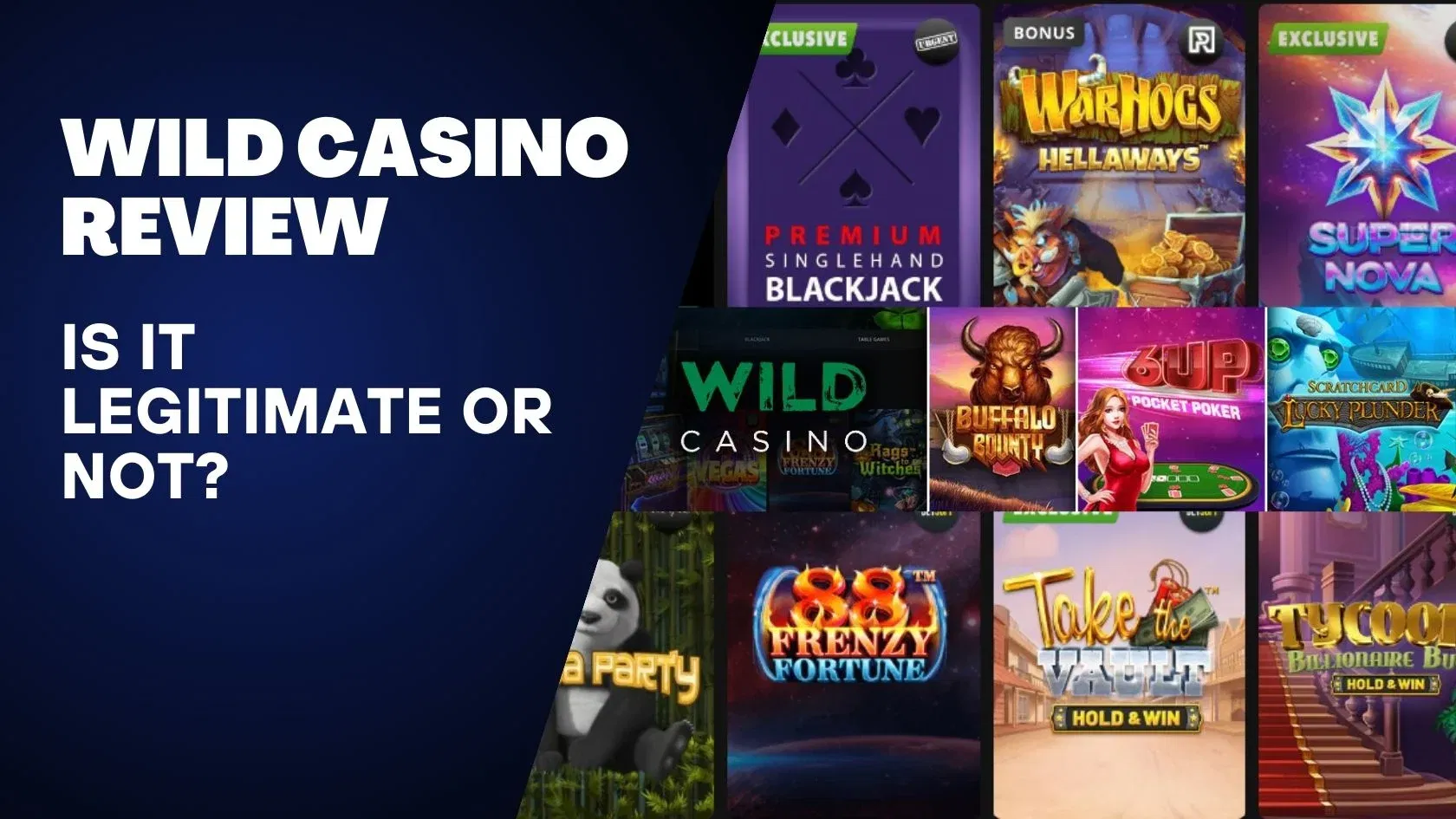 Wild Casino Review 2024: Is It Legitimate Or Not?